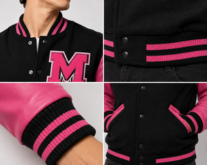 Chaqueta Varsity Negra Personalizada para Hombre, con Nombre y Número, Impresión por Transferencia de Calor, Ropa Deportiva Casual de Otoño - Product Image 6