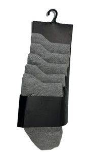 Calcetines de Hombre de Algodón y Poliéster, Tejidos, de Color Sólido, Transpirables, para Uso Diario Informal, Juego de 5 Pares en Caja, con Logotipo Personalizado - Product Image 2