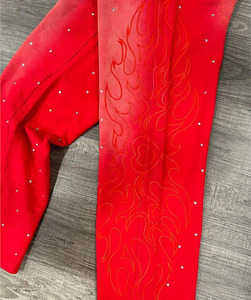 Pantalones Deportivos de Felpa de Algodón para Hombre, de Alta Calidad y Peso Pesado, Estilo Oversize, Pierna Ancha, Holgados, 400gsm, Cintura Doble - Product Image 4