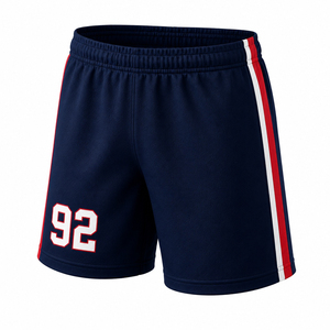 Conjunto de Jersey y Pantalones Cortos de Malla Transpirable Personalizado OEM para Lacrosse, de Manga Corta, para Entrenamiento y Torneos, Unisex - Product Image 5