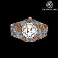 Reloj Mecánico de Lujo de Acero Inoxidable de Primera Calidad con Diamantes, Edición Limitada, Regalos para Celebraciones Especiales