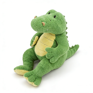 Peluche de cocodrilo verde suave personalizado, juguete de peluche de cocodrilo gordo y amigable para niños - Product Image 2