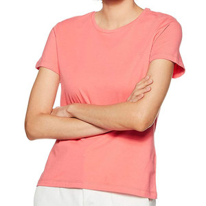 Camiseta Elegante de Verano para Mujer, Transpirable, de Algodón Suave, Informal, Antiarrugas, Ligera, Moderna, para Uso Diario - Product Image 1