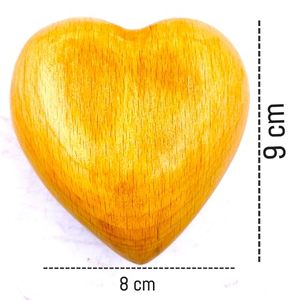 Luxury Wooden Heart Shape Cremation <b>Keepsake</b> Urn <b>Memorial</b> Tribute Holder Designed With Durable Secure Closure Style - Product Image 2