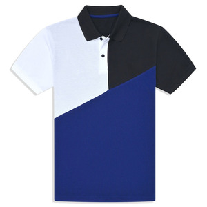 Polo en coton polyester avec logo brodé personnalisé, uniforme d'entreprise, polo à manches courtes, t-shirt polo pour homme - Product Image 1