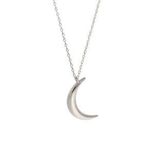 Collar de Luna Simple Estilo Coreano, Diseño de Nicho de Alta Gama, Versátil, Ligero y Lujoso, Colgante de Clavícula para un Look Moderno - Product Image 5