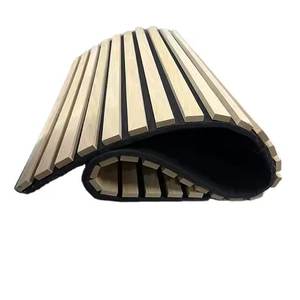Diffuseur acoustique en bois massif et MDF de 21 mm d'épaisseur avec fibres de polyester pour une insonorisation moderne et un design écologique - Product Image 1