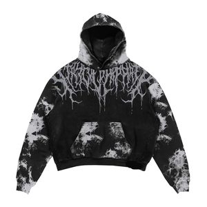 Sudadera con capucha de forro polar grueso y cálido para invierno, personalizada con bolsillo, estampada y bordada, venta al por mayor para fabricantes. - Product Image 5