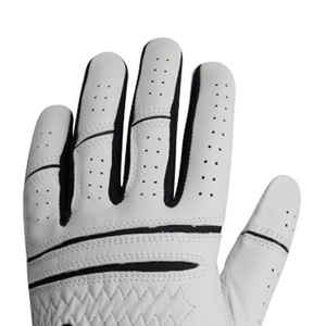 Guantes de Golf de Cuero Genuino a Todo Color, Diseño Moderno, Tejido Suave, Antideslizantes, Transpirables, en Oferta - Product Image 5