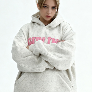 Sweat-shirt à capuche zippé pour femmes et hommes, 300 GSM 450 GSM, doux, à manches longues, pour le sport, les loisirs, l'extérieur, chaud et décontracté - Product Image 6
