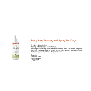 Spray d'aide à l'apprentissage de la propreté NaturVet pour chiens 236 ml - Product Image 1