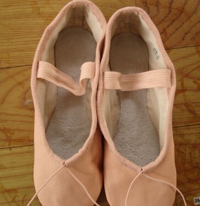 Chaussures de ballet souples et plates pour femmes, chaussures de danse en cuir - Product Image 5