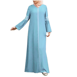 Solid Color Burqa Latest Model Muslim Islamic Clothing Best Seller Dubai Double Layer <b>Abayas</b> With Hijab Scarfs Customizable Logo - Product Image 3