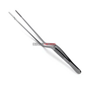 Pinzas para Oídos de 5.5 Pulgadas con Forma de Bayoneta, Instrumento Quirúrgico ORL, Pinzas de Precisión de Acero Inoxidable Alemán para Aplicación Médica - Product Image 2