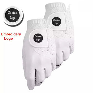 New Design Professional <b>Golf</b> Gloves Breathable and Comfortable Customized Printed and Logo <b>Golf</b> Gloves sheepskin leather - Product Image 5