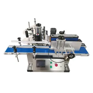 Alibaba China Lieferant Etiketten maschine automatische/flache Etikett ier maschine Flaschen etikett ier maschine mit Codierer