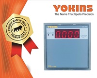 Compteur de facteur de puissance triphasé numérique haute précision YOKINS, protection IP65, CT 5A, 500V, 96x96mm, testeur PF