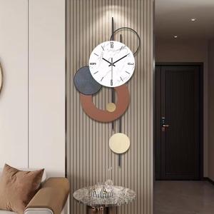 Geometric Metal Wall <b>Clock</b> Easy Installation Handmade <b>Clock</b> Living Room Wall Decor Modern Design <b>Clock</b> Rust Resistance & Durable - Product Image 6