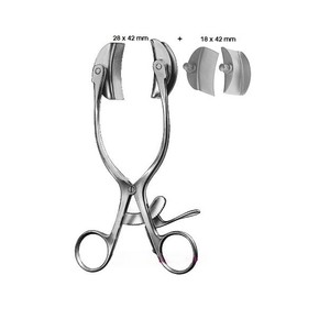 เครื่องมือผ่าตัดแบบมือหมุน Collin Self Retaining Retractor สแตนเลสสตีล ขนาด 28 x 42 มม. + 18 x 42 มม. - Product Image 5