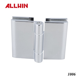 Charnière de porte en verre en laiton moderne à 135 degrés - Product Image 6