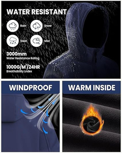 Chaqueta Softshell para Hombre LUCIVA Arctic Navy: La Chaqueta Softshell Híbrida de Primera Calidad para Clima Frío - Product Image 6