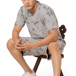 Conjunto de verano de dos piezas para hombre, chándal informal con camiseta de manga corta y pantalones cortos, conjunto deportivo para hombre. - Product Image 6