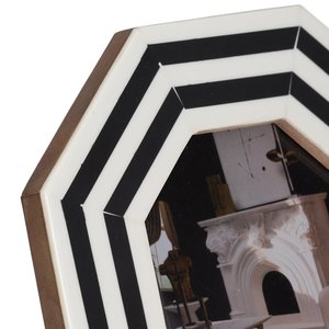 Elegant Octagon Resin Inlay Photo Frame Decorative Handmade <b>Picture</b> <b>Holder</b> for Living Room Decorative Reflective <b>Picture</b> Frame - Product Image 2