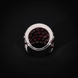 Anillo de Oro Sólido de 14kt con Gema Natural en Forma de Pera, Corte Pera, Clásico para Mujer, Joyas RIZTA, Aniversario - Product Image 4