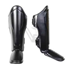 Espinilleras con Logotipo Personalizado Más Vendidas, Totalmente Personalizables, Transpirables, Protección Integral, para Entrenamiento de Muay Thai y Boxeo - Product Image 4