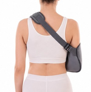 Ortesis Ortopédica Ajustable y Plegable, Soporte de Brazo Suave para Fracturas, Reutilizable, Transpirable, con Cierre de Hebilla, Color Gris - Product Image 2