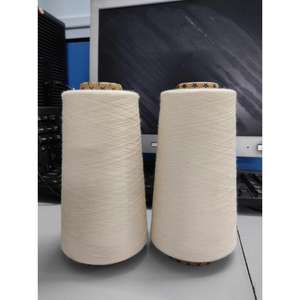 เส้นด้ายฝ้ายคอมบ์โอเพ่นเอนด์ NE 28s/1 100% (แบบดิบสำหรับการทอผ้า-เป็นมิตรกับสิ่งแวดล้อม ป้องกันแบคทีเรีย เนื้อนุ่มพิเศษ คุณภาพสูง สำหรับการผลิตผ้า) - Product Image 2