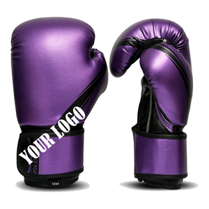 Nuevo Modelo, Guantes de Boxeo Profesionales Ligeros de Cuero Genuino de Buena Calidad, Personalizables, con Cierre de Gancho y Bucle para Entrenamiento - Product Image 4
