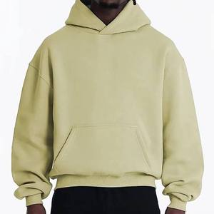 Sudadera con capucha para hombre al por mayor, OEM, de algodón, con hombros caídos, logotipo personalizado, precio de fábrica, MOQ bajo - Product Image 2