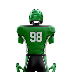 Conjunto de uniforme de fútbol americano para práctica y juego, tela de malla transpirable, uniforme de fútbol americano para atletas. - Product Image 6