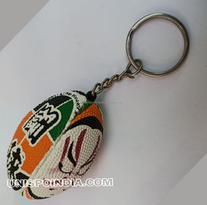 Porte-clés de Rugby imprimé personnalisé, porte-clés de Rugby de marque personnalisé - Product Image 3