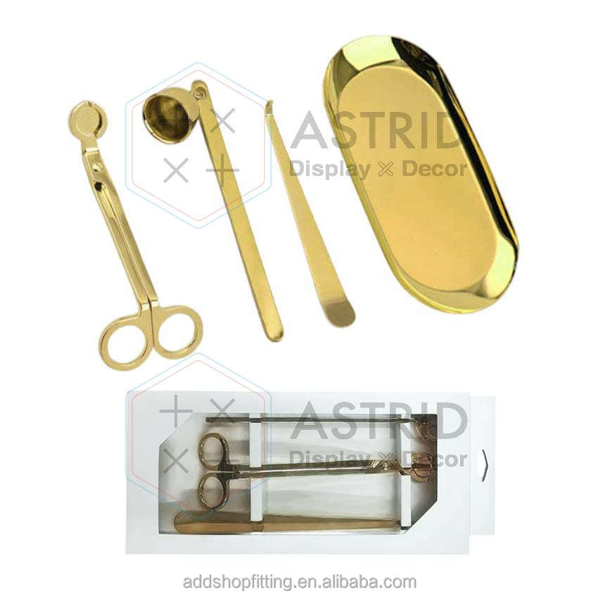 18 x 8.5 cm Gold tray set