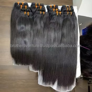 Auténtico grado 10a 12a virgen indio crudo paquetes 100% alta calidad 100% auténticas extensiones de cabello humano doble cutícula dibujada - Product Image 3