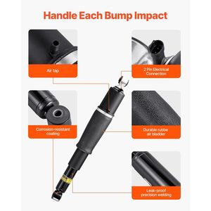 2 Amortiguadores Traseros Compatibles con Cadillac Escalade, Chevrolet Avalanche/Silverado/Suburban/Tahoe, GMC Yukon - Product Image 5