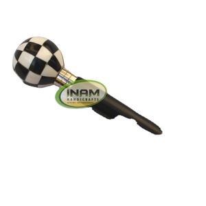 มือจับลูกบิดเรซินโบราณพร้อมไม้เท้าไม้ไม้เท้าไม้ - Product Image 1