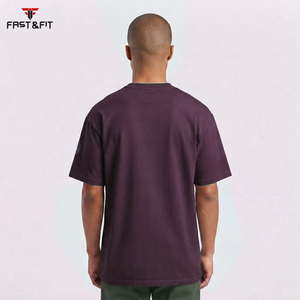 T-shirt pour homme en coton 100% imprimé sur mesure, qualité supérieure, manches courtes, tissu peigné 180g, écologique, respirant, coupe ample - Product Image 5