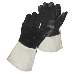 Gants de travail d'hiver en cuir de vachette pleine fleur renforcé, résistants à l'abrasion, pour soudage TIG et travaux lourds - Product Image 2