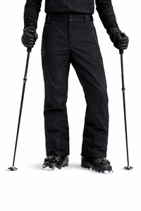 Pantalon de ski homme personnalisable imperméable 10K respirant avec col à capuche rembourré en Tex, poignets renforcés, fermetures éclair ventilées, blocs de couleur - Product Image 3