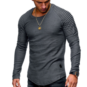T-shirt en coton premium pour homme, impression de logo personnalisé, col montant, manches courtes, confortable, formel, tissu sergé ODM - Product Image 4