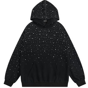Sweat-shirts à strass pour hommes, design personnalisé, vêtements d'hiver, sweat-shirts à strass pour hommes, utilisation en extérieur - Product Image 1