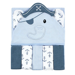 Super Absorbent Soft Bamboo Cotton Hooded Bath <b>Towel</b> Gender-Neutral for Newborns and Toddlers for Baby <b>Shower</b> Gift <b>Towel</b> - Product Image 5