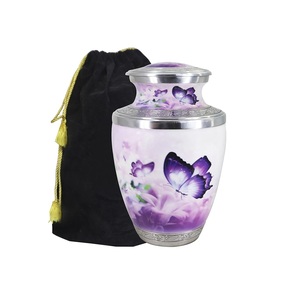 Urna Funeraria Conmemorativa de Aluminio Exclusiva de Fabricante Confiable para Cenizas de Cremación de Adultos con Artesanía Decorativa Hecha a Mano - Product Image 5