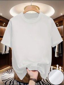 Camisetas de Hombre al por Mayor Hechas en Fábrica, de Alta Calidad, con Logotipo Personalizado, Último Diseño, Camisetas de Algodón para Hombre - Product Image 2