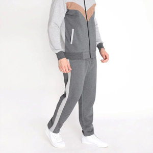 Men's Custom Color Printed Oversized Track Suit Winter <b>Hoodie</b> Sweatpants Jogger Sets Cargo Pants New Design Solid Pattern - Product Image 4