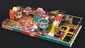 Indoor Commercial Plastic <b>Play</b> Center Ball Pool Soft <b>Play</b> Structure With Slides And Climbing <b>Frame</b> For Kids - Product Image 5