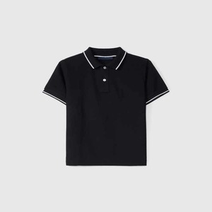 Polo pour homme, t-shirt extensible à manches courtes, col classique, décontracté, pour l'été, les sports de plein air, le quotidien, bleu, tendance, confortable - Product Image 1